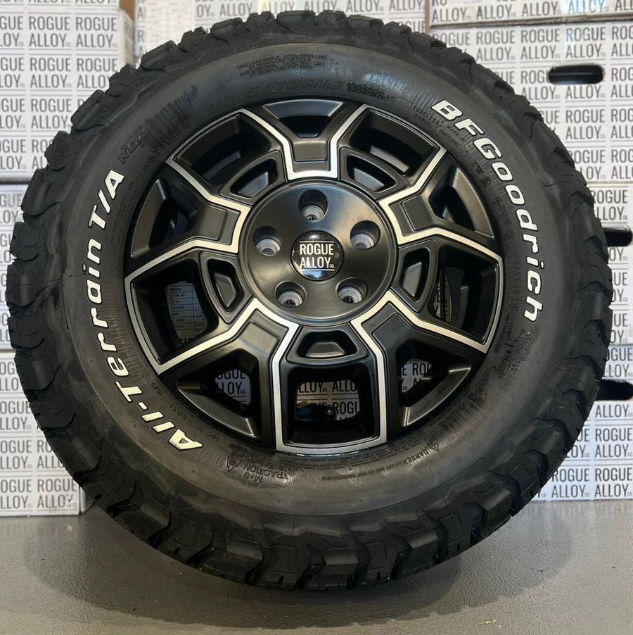 Rogue Alloy RV in Satin Black Polished