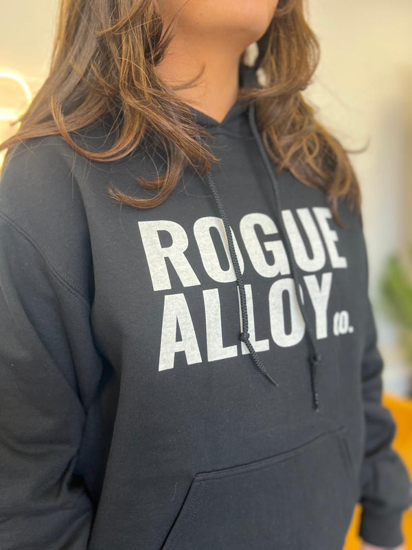 Rogue Alloy black heavy hoodie