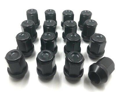 Black wheel nuts