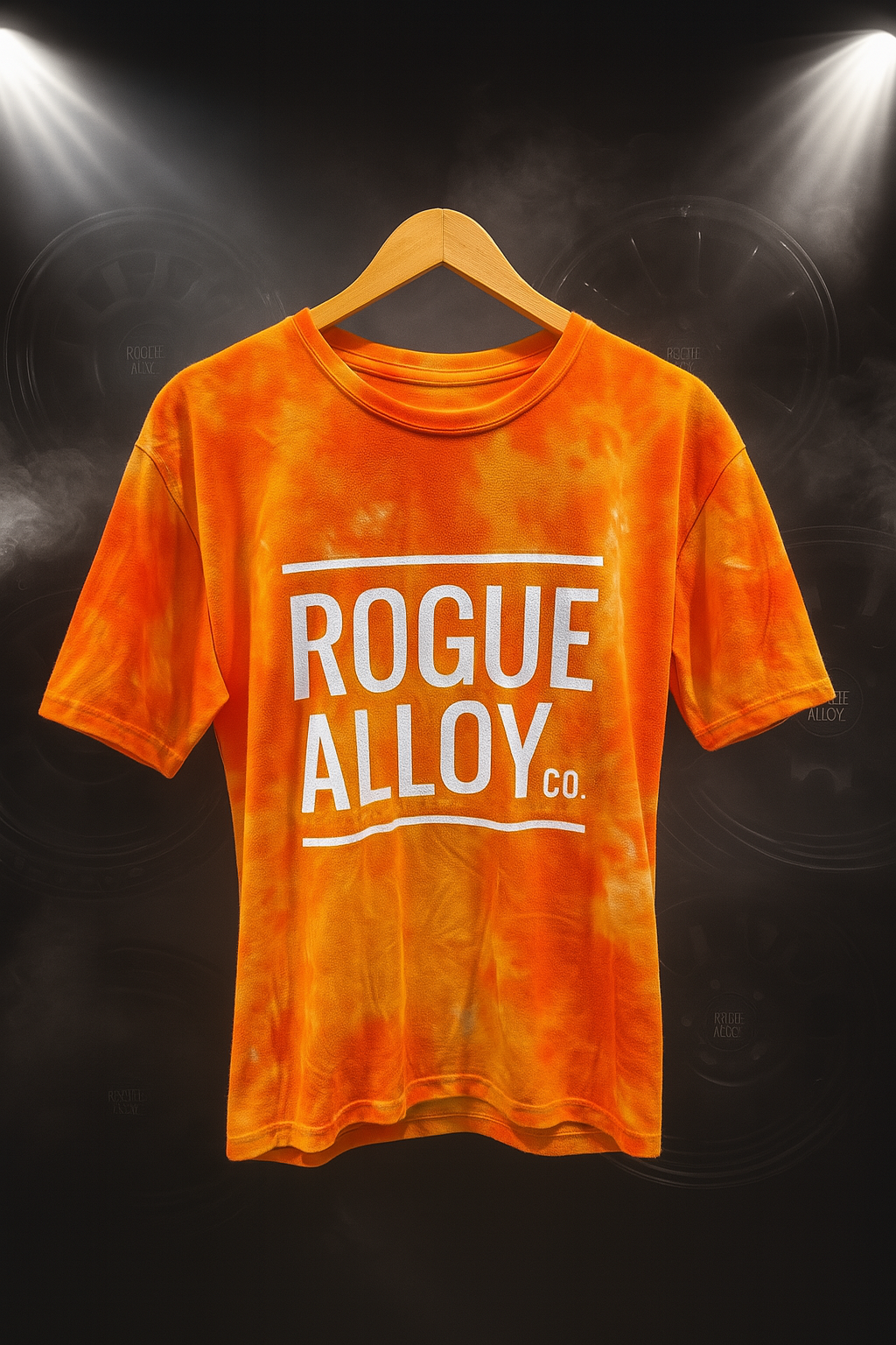 Rogue Alloy Fiery Orange Tiedye T-shirt