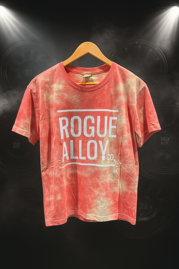Rogue Alloy peach paradise tie-dye T-shirt